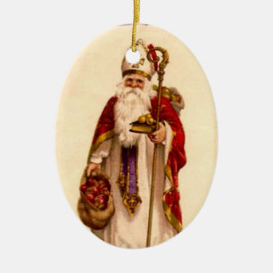 Sint-Nicolaas kerstboomversiering Keramisch Ornament