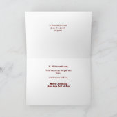 Sint-Nicolaas kerstcadeaukaartje Feestdagen Kaart (Binnen)