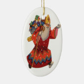 Sint-Nicolaas kerstversiering Keramisch Ornament (Rechts)