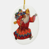 Sint-Nicolaas kerstversiering Keramisch Ornament (Voorkant)