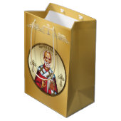 Sint Nicolaas Medium Cadeauzakje (Achterkant Gekanteld)