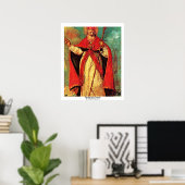 Sint-Nicolaas ontbonden door Guardi Francesco Poster (Thuiskantoor)