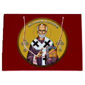 Sint Nicolaas orthodox icoon 02 Groot Cadeauzakje (Voorkant)