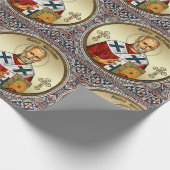 Sint-Nicolaas orthodox icoon Cadeaupapier (Hoek)