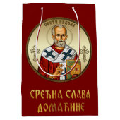 Sint-Nicolaas orthodox icoon Medium Cadeauzakje (Voorkant)