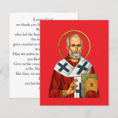 Sint-Nicolaas orthodoxe icoon (Voorkant / Achterkant)