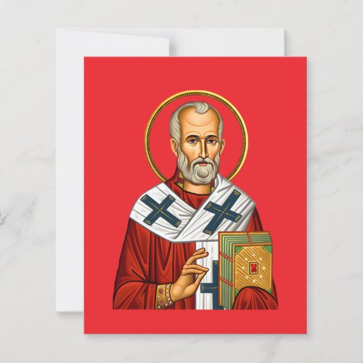 Sint-Nicolaas orthodoxe icoon (Voorkant)