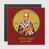 Sint Nicolaas orthodoxe icoon 01 (Voorkant / Achterkant)