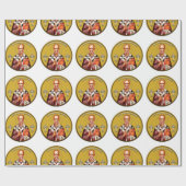 Sint Nicolaas orthodoxe icoon 01 Cadeaupapier (Vlak)