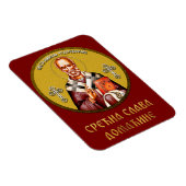 Sint Nicolaas orthodoxe icoon 01 Magneet (Rechterzijde)