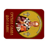 Sint Nicolaas orthodoxe icoon 01 Magneet (Horizontaal)