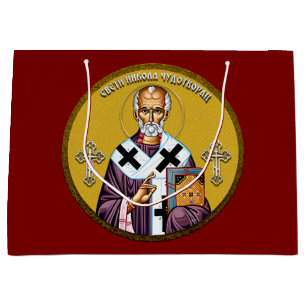 Sint Nicolaas orthodoxe icoon 02 Groot Cadeauzakje