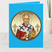 Sint Nicolaas orthodoxe icoon 03 Kaart (Voorkant)