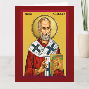 Sint-Nicolaas orthodoxe icoon 09 Kaart