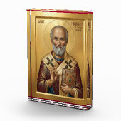 Sint Nicolaas orthodoxe icoon Fotoblokken (Rechts)