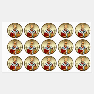 Sint-Nicolaas orthodoxe icoon Labels