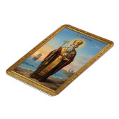 Sint Nicolaas orthodoxe icoon Magneet (Linkerzijde)