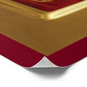 Sint Nicolaas orthodoxe icoon Poster (Hoek)