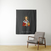 Sint-Nicolaas orthodoxe Servische brief icoon  Wandkleed (In situ)