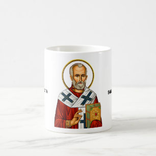 Sint Nicolaas orthodoxe Servische heiligen icoon Koffiemok
