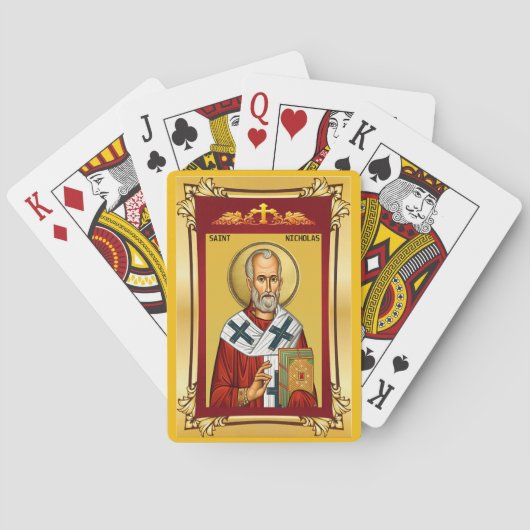 Sint Nicolaas Pokerkaarten (Achterkant)