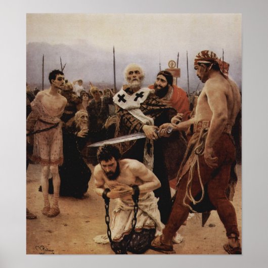 Sint-Nicolaas redt drie innocenten van de dood Poster (Voorkant)