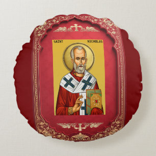 Sint Nicolaas Rond Kussen