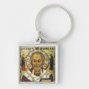 Sint-Nicolaas Russische icoon Sleutelhanger