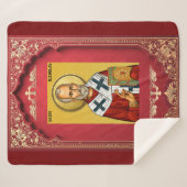 Sint Nicolaas Sherpa Deken (Voorkant (horizontaal))