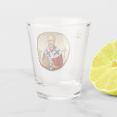 Sint Nicolaas Sleutelhanger 4 Shot Glas (Achterkant)