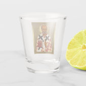 Sint Nicolaas Sleutelhanger eng 1 Shot Glas (Achterkant)