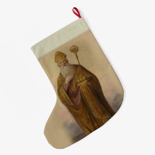Sint-Nicolaas van de bisschop van Myra Grote Kerstsok (Achterkant (Hangend))