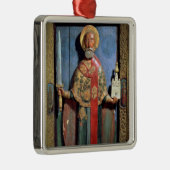 Sint-Nicolaas van de school van Mozhaisk, Yaroslav Metalen Ornament (Rechts)