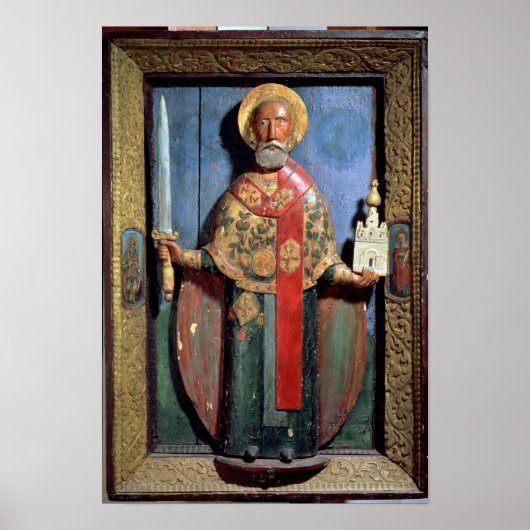 Sint-Nicolaas van de school van Mozhaisk, Yaroslav Poster (Voorkant)