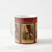 Sint-Nicolaas van Myra met kinderen Koffiemok (Voorkant links)