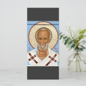 Sint-Nicolaas van Myra Premium Orthodoxe Kunst (Staand voorkant)