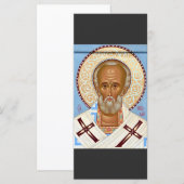 Sint-Nicolaas van Myra Premium Orthodoxe Kunst (Voorkant / Achterkant)