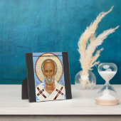 Sint-Nicolaas van Myra Premium Orthodoxe Kunst Fotoplaat (Insitu)