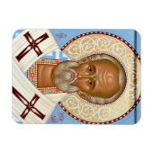 Sint-Nicolaas van Myra Premium Orthodoxe Kunst Magneet (Horizontaal)