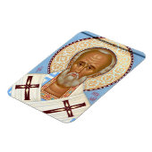 Sint-Nicolaas van Myra Premium Orthodoxe Kunst Magneet (Linkerzijde)
