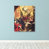 Sint-Nicolaas van Tolentino Canvas Afdruk (Insitu (Houten vloer))