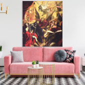 Sint-Nicolaas van Tolentino Canvas Afdruk (Insitu (Woonkamer))