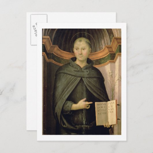 Sint-Nicolaas van Tolentino (panel) Briefkaart (Voorkant / Achterkant)