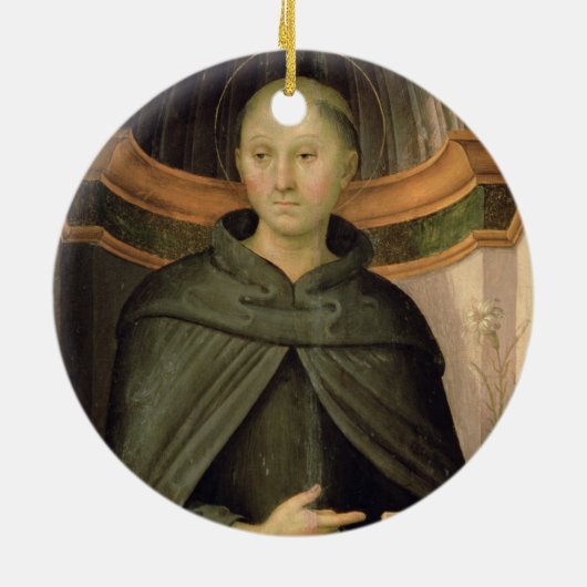 Sint-Nicolaas van Tolentino (panel) Keramisch Ornament (Achterkant)