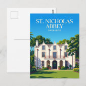 Sint-Nicolaasabdij Barbados Briefkaart (Voorkant / Achterkant)