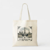 Sint-Nicolaasdag Tote Bag (Achterkant)