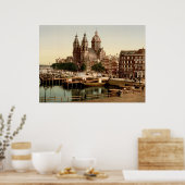 Sint Nicolaaskerk Amsterdam Poster (Keuken)