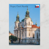 Sint-Nicolaaskerk in de oude stad van Praag Briefkaart (Voorkant)