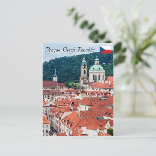 Sint-Nicolaaskerk - Praag, Tsjechië Briefkaart (Staand voorkant)