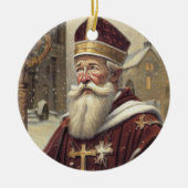Sint-Nicolaasornament Keramisch Ornament (Voorkant)